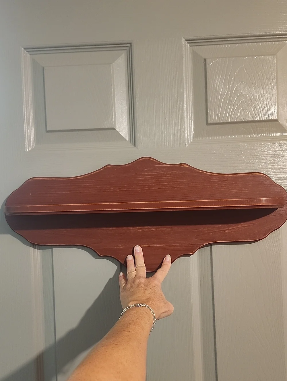 Decorative Brown Wall Shelf - Classic Brown Wall Decor
